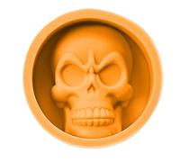 Skull Silicone Mould - 3D Halloween Soap Candle Cake Craft Mould