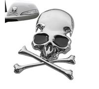 Skull Stickers For Car, 3D Decorative Car Stickers, Gothic Auto Skeleton Decoration, Waterproof Vinyl Decals, Creative Tailgate Decor For Sedan, SUV, And Truck