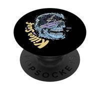 Skull Surf "Killer Surf" Skeleton Surfing PopSockets PopGrip Adesivo