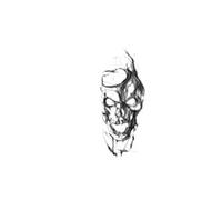 Skull Tattoos For Women Man Arm Temporary Tattoo Sticker Art Lasting Fake Tattoo Waterproof Skeleton Tattoo Sticker