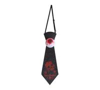 Skull Tie, Lighted Eyeball Bowtie, Flashing LED Skulls Design, Bat Pattern Neck Accessory, Halloween Bow Tie for Cosplay, Performance, Stage, Show, Costume, Kids, Teens, Men and Youth, 1 Piece