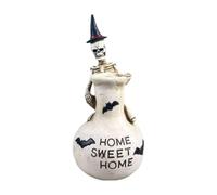 Skull Vase | Halloween Gothic Skeleton Decoration | Desktop Skull Holding