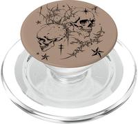 Skull Y2K Grunge Goth Alt Sigilism Vintage Graphic PopSockets PopGrip per MagSafe