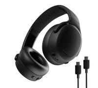 Skullcandy Crusher ANC 2 - Cuffie wireless Bluetooth over-ear, bassi multisensoriali, cancellazione attiva del rumore, batteria 60 ore, microfono per iPhone e Android, colore nero (rinnovato)