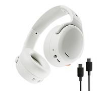 Skullcandy Crusher ANC 2 Cuffie Wireless Over-Ear con Cancellazione del Rumore, Sensory Bass, Skull-iQ, Extra Charging Cable 50 Ore di Autonomia, Compatibili con Alexa, Bluetooth, Bone