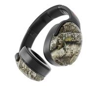 Skullcandy Crusher Evo - Cuffie Bluetooth wireless con bassi multisensoriali, isolamento acustico, fino a 40 ore di batteria, microfono per iPhone e Android, Realtree APX nero/arancione
