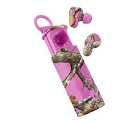 Skullcandy Dime Evo Wireless Earbuds, Bluetooth Headphones, Noise Isolating Fit, Up to 36 Hours Battery, Microphone for iPhone Android, Easy Carry with Clip-Anywhere Case - Realtree Edge Pink