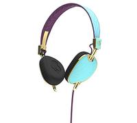 Skullcandy Knockout Cuffie da Donna con Microfono, Blu/Viola/Oro