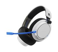 Skullcandy SLYR Pro Wireless Cuffie da Gioco Over-Ear Multipiattaforma con Trasmettitore USB-A a Latenza Ultra Bassa, Compatibili con Playstation, Xbox, PC e Nintendo Switch - White/Blue