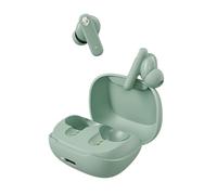 Skullcandy Smokin' Buds - Auricolari wireless Bluetooth, isolamento acustico, fino a 20 ore di batteria, IPX4, resistenti al sudore e all'acqua, microfono per iPhone e Android, salvia preppy