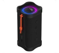 Skullcandy Terrain 2 Altoparlante Bluetooth wireless, IPX7, resistente all'acqua, batteria 14H, Multi-Link, luce LED, leggero e portatile (nero)