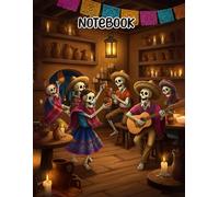 Skulls, Flowers & Hope Notebook: Day of the Dead Peru, Lined, 100 Pages, 8.5"x11"