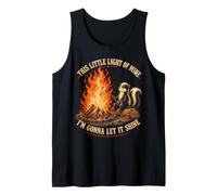 Skunk Campfire arrostendo Questo Meme Little Light of Mine Canotta