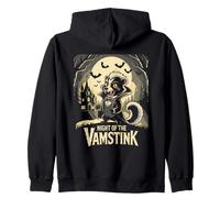 Skunk Puzza Tasso Vampiro Vamstink Halloween Felpa con Cappuccio