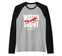 Skunt, Divertente gergo della Guyana Maglia con Maniche Raglan