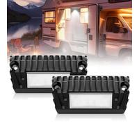 SKUNTUGUANG 5" Luci per tende da sole, luci a LED da 12 V per camper, roulotte e caravan