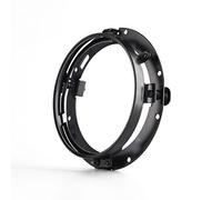 7 Pollici Rotonda Faro Anello Di Montaggio per Faro/Street Glide (Nero)