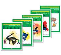 SKUURTFR Alfred's Basic Piano Library: Level 1B Books Set (5 Books) - Lesson 1B, Theory 1B, Technic 1B, Recital 1B, Notespeller 1B
