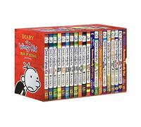 SKUURTFR Jeff Kinney Diary of A Wimpy Kid Series Collection 1-21 Books Boxed Set, New Book