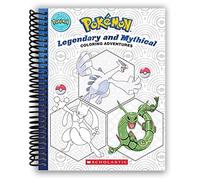 SKUURTFR Pokémon Coloring Adventures #2: Legendary & Mythical Pokémon [Spiral-bound] Scholastic