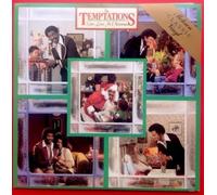 SKUURTFR TEMPTATIONS Give Love At Christmas LP Vinyl & Cover VG++