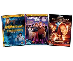 SKUURTFR The Complete Witches Series Halloweentown Disney Halloween Magic 1 & 2 Kalabar's Revenge + Halloweentown High School & Return to Halloweentown Teen family fun 4 Feature Movies Treat Pack