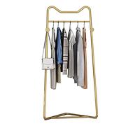 SKVLF Appendiabiti ad angolo alla moda nordico, appendiabiti in metallo a forma di orecchie di gatto con 2 ganci, per risparmiare spazio, espositore per abbigliamento al dettaglio, 50 x 50 x 160 cm