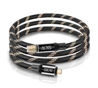 SKW Audiophiles Cavo USB tipo C a USB B, Rame ad alta purezza Cavo USB-C a USB-B per scheda audio, decodificatore, amplificatore - 3m