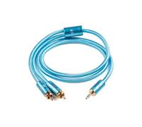 SKW Cavo Adattatore Stereo a Y 3.5mm a 2 RCA 1m, per Auto, PC, Home Cinema e Dispositivi Audio