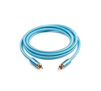 SKW Cavo Coassiale Digitale RCA 2m, per Subwoofer, Amplificatore, Impianti Stereo e Home Cinema