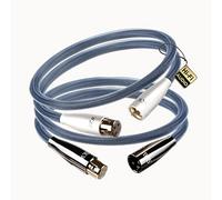 SKW cavo microfono Nylon intrecciato OFC XLR maschio a femmina Cavo microfono bilanciato per CD, preamplificatori/sistemi di altoparlanti e altro (2M, 2 pezzi)