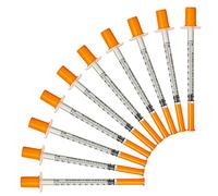 SKXZK 20/100 Confezioni da 1ml 30G di Plastica Multiuso, Arancione, Misurino, 20 Pezzi