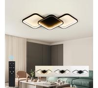 Sky angle Lampada a Soffitto con Telecomando, LED Dimmerabile 38W 4560 Lumen, Lampada a LED per Soggiorno, Camera da Letto, Bagno, Cucina