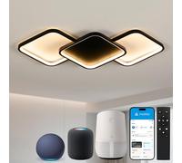 Sky angle Lampada a Soffitto Smart con Controllo Vocale tramite Alexa/Google Home, LED Dimmerabile, Lampada a Soffitto LED per Soggiorno, Camera da Letto, Bagno, Cucina