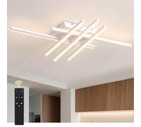Sky angle Plafoniera LED a Soffitto con Telecomando, Luce Dimmabile 26W, Lampada a Sospensione Piatta per Soggiorno, Camera da Letto, Corridoio, Bagno, Cucina