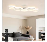 Sky angle Plafoniera LED con Telecomando, Plafoniera Dimmerabile 3000-6000K 50W 6000LM Luce Rotonda per Camera da Letto Soggiorno