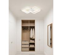 Sky angle Plafoniera LED da Incasso Lampadario da Soffitto - Bianco Moderno 4000 K Luce Naturale per Soggiorno, Corridoio, Camera da Letto, Cucina e Studio