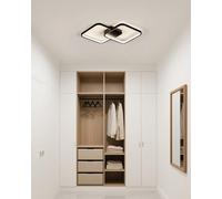 Sky angle Plafoniera LED da Incasso Lampadario da Soffitto - Nero Moderno 4000 K Luce Naturale per Soggiorno, Corridoio, Camera da Letto, Cucina e Studio
