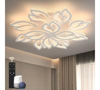 Sky angle Plafoniera LED Dimmerabile ALEXA e Google Home, Lampada da Soffitto Moderna per Soggiorno Camera da Letto Sala da Pranzo Bagno