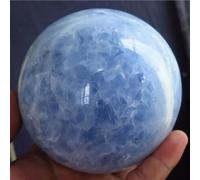 Sky Blue Azure Celestite Crystal Ball Sphere Ornaments (Size : 750-800g)