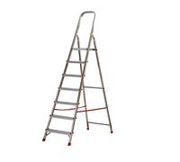 SCALA DOMESTICA IN ALLUMINIO SCALAMIA 7 GRADINI 6+1 CON PEDANA GIERRE