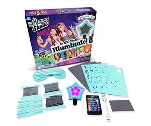 SKY CASTLE LetsGlow Studio - Kit Fai da Te per Arti e Mestieri, Include 16 luci LED Colorate, Telecomando e Accessori - Crea Abiti Luminosi per Realizzare Video con Gli Amici!