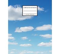 Sky - Composition Notebook: Cute Primary Composition Notebooks | Wide-Ruled Lined | 7.5 x 9.25 inches | 130 Pages | For Kids, Boys, Girls, Teens and ... Students School Supplies | Aesthetic Notebook