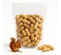 Sky Ecommerce Crazy Nuts | Arachidi crude coltivate negli Stati Uniti intere in guscio per uccelli e scoiattoli, 4,5 kg | Arachidi intere in guscio per uccelli, arachidi animali nel guscio, arachidi
