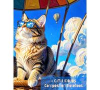 Sky High Cats: A Cute Cat Composition Notebook For Cat Lovers 110 Pages, Wide Ruled) from the Catalicious Composition Notebook Collection