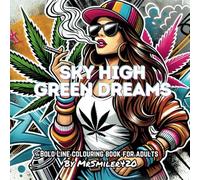 Sky high Green Dreams Bold line relaxing colouring book for adutls