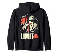 Sky is Not The Limit Its Home Felpa con Cappuccio