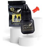 Sky - Lady Black, Colla forte per extension ciglia, a presa rapida ed estremamente resistente, colore: nero, 5 g (1 flacone)