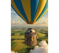 Sky Landscape 4000 Piece Jigsaw Puzzles for Adults, Colourful, Challenging & Brainteasing Adult puzzles 4000 Pieces Hedgehog, Fun jigsaws for The Whole Family 56x34 inch