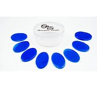 SKY Music Damper Pads/Ammortizzatori per timpano e bacino SkyGel Crystal Blue Set da 8 pezzi da 41 mm - SGDP8CBL